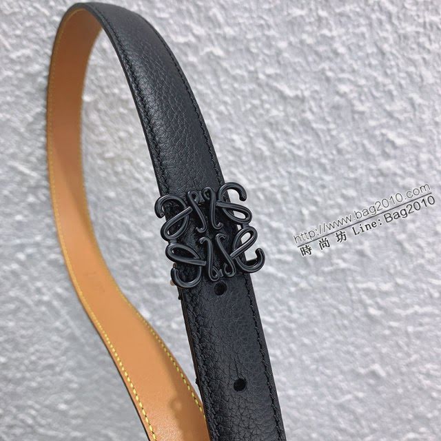 LOEWE女士皮帶 羅意威雙面用粒面小牛皮腰帶  jjp2152